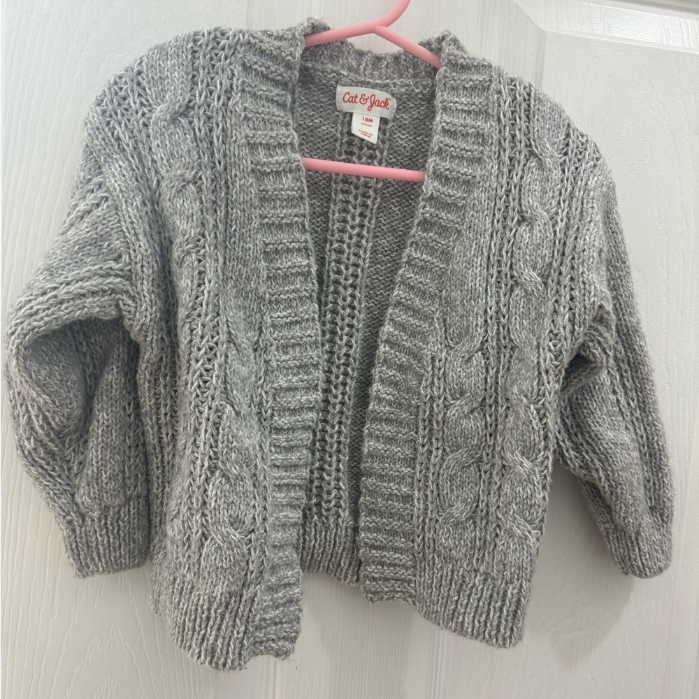 Cat and Jack Baby Girl Cardigan 18M